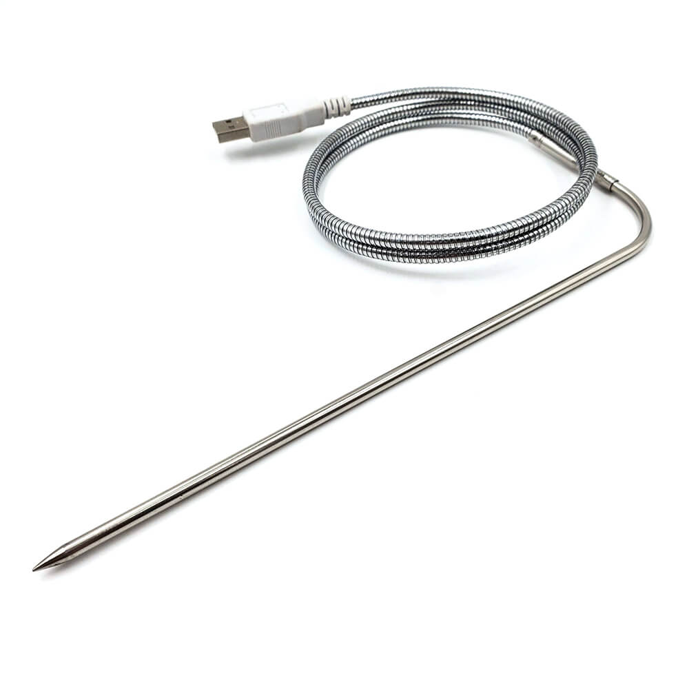RTD PT1000 cooking temperature probe with USB Plug from China